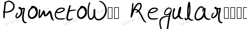 PrometoW04 Regular字体转换
